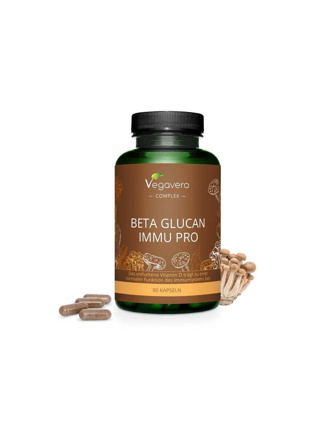 Beta glukan Immu Pro, 90 kapsula, 100% veganski <tc>Vegavero</tc>