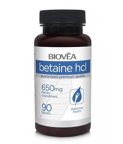 Betain HCL 650 mg/90 tab