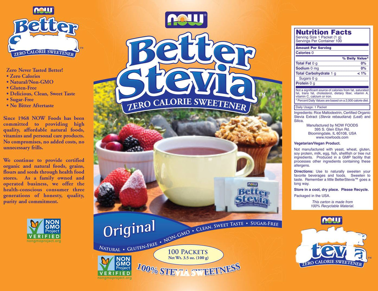 Better Stevia® originalni paketi - 100 paketa
