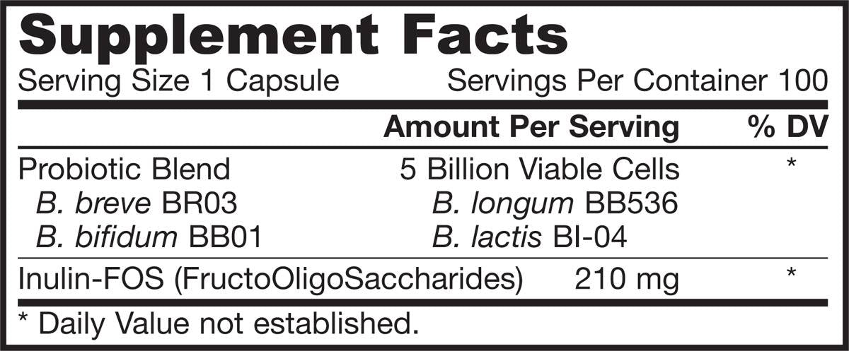 Bifidus Balance + FOS 100 kapsula