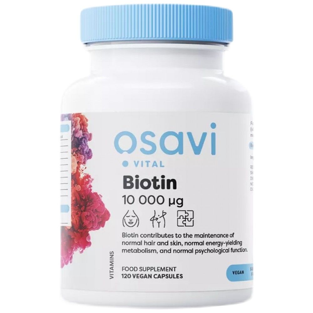 Biotin 10 000 mcg - 120 kapsula