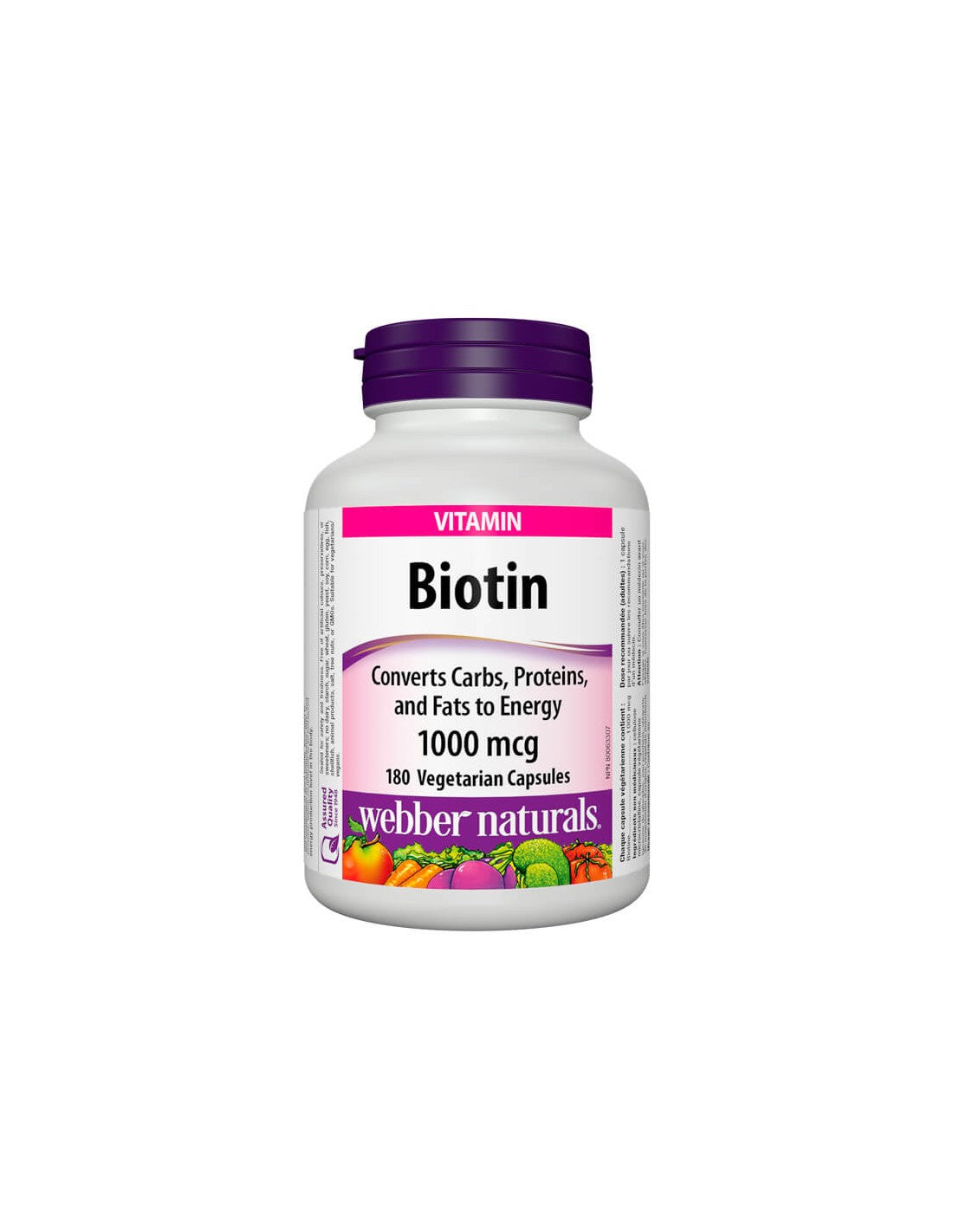 Biotin/Biotin, 1000 µg, 180 kapsula