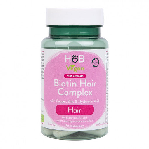 Biotinski kompleks za kosu (Biotin Hair Complex) 30 kapsula HOLLAND & BARRETT