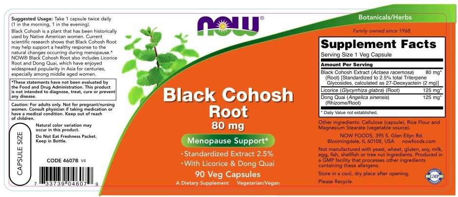 Korijen crnog kohoša 80 mg - 90 kapsula