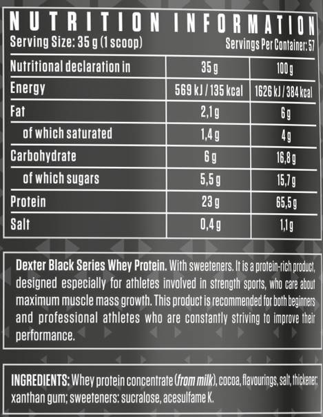 Crna serija | Protein sirutke - 1995 grama