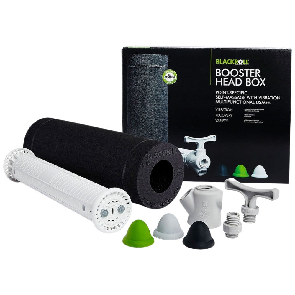 <tc>Blackroll</tc>® Booster Head Box | Set pjenastog valjka, masažera i nastavaka