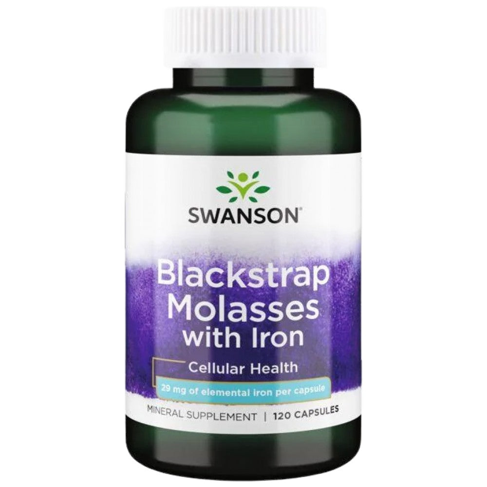 Blackstrap melasa sa željezom 29 mg 120 kapsula