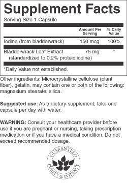 Bladderwrack 500 mg 60 kapsula