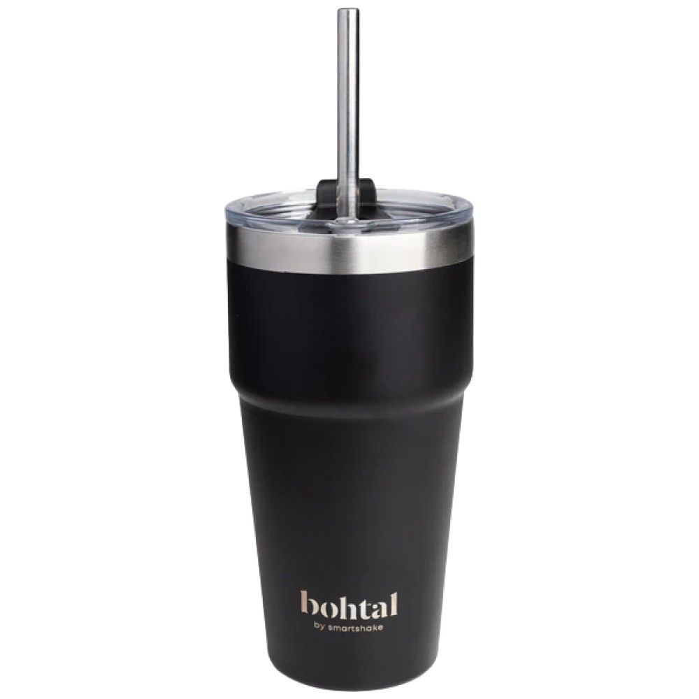 Bohtal izolirana putna šalica | Crna - 600 ml