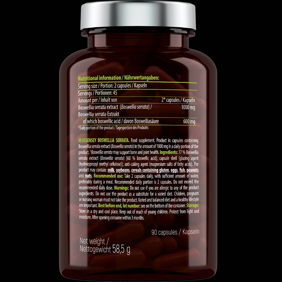 Boswellia Serrata 500 mg - 90 kapsula