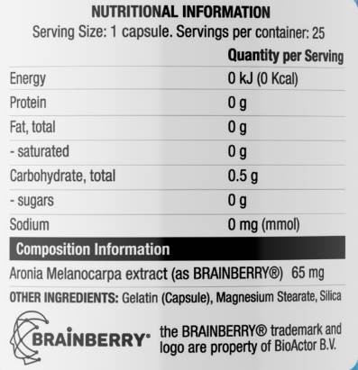 Brainberry | Serija Amplify - 25 kapsula