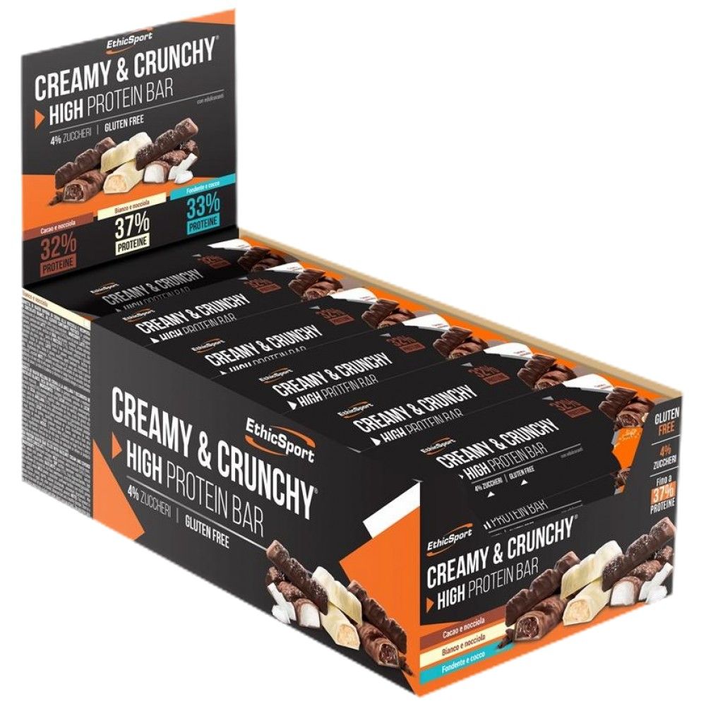 KREMASTI & CRUNCHY visokoproteinska pločica - 24 x 30 grama