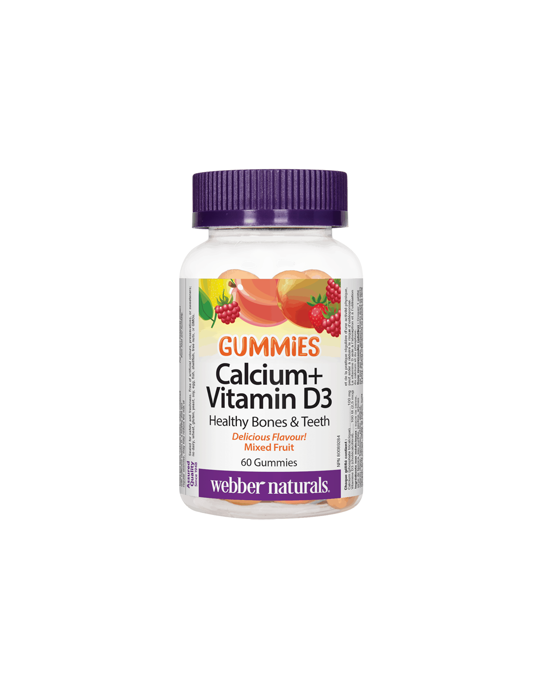 Calcium+Vitamin D3 Gummies/ Calcium + Vitamin D3 x 60 žele tableta