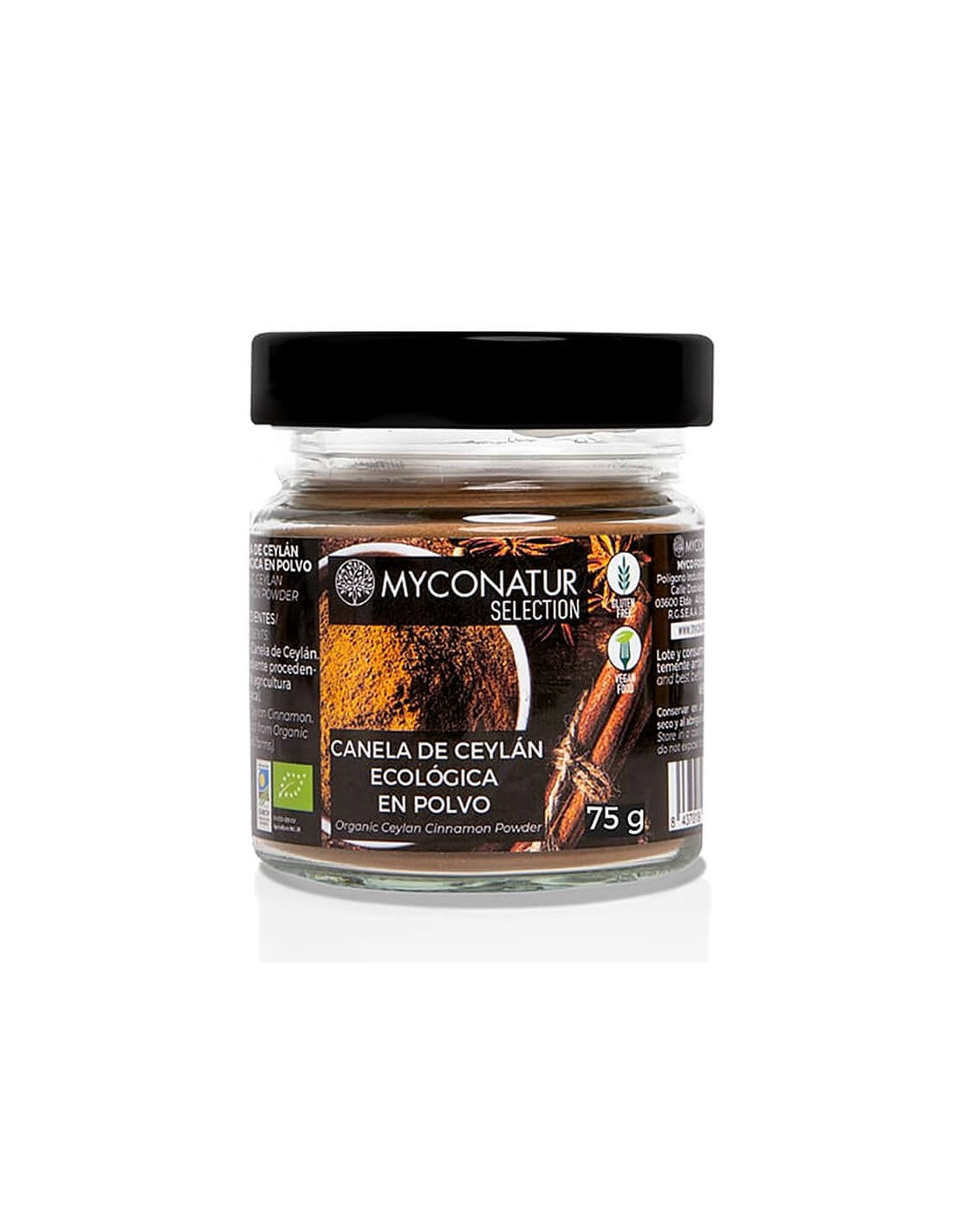 Organski cejlonski cimet u prahu - Canela de Ceylan, Bio, 90 g <tc>Myconatur</tc>