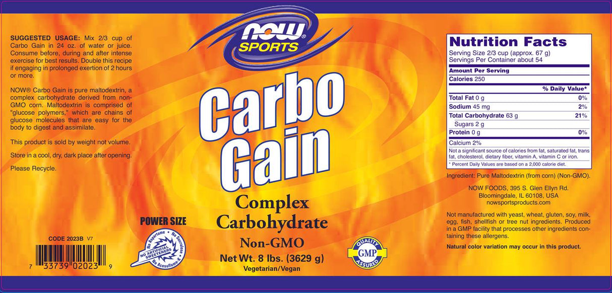 Carbo Gain - 3629 grama