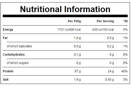 CarniPro 97% hidrolizirani goveđi protein bez okusa 2500 grama