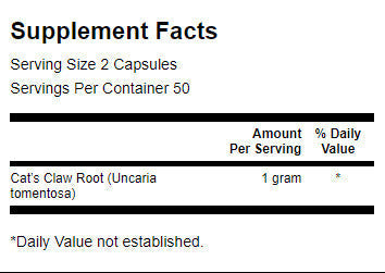 Mačja kandža 500 mg - 100 kapsula