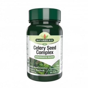 Sjemenke celera, višnje, čička i koprive (Celery Seed Complex) 60 tableta NaturesAid