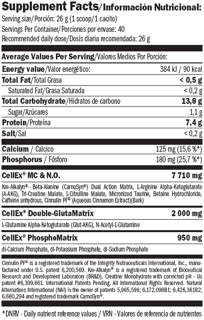 CellEx ® Unlimited puder 520g.