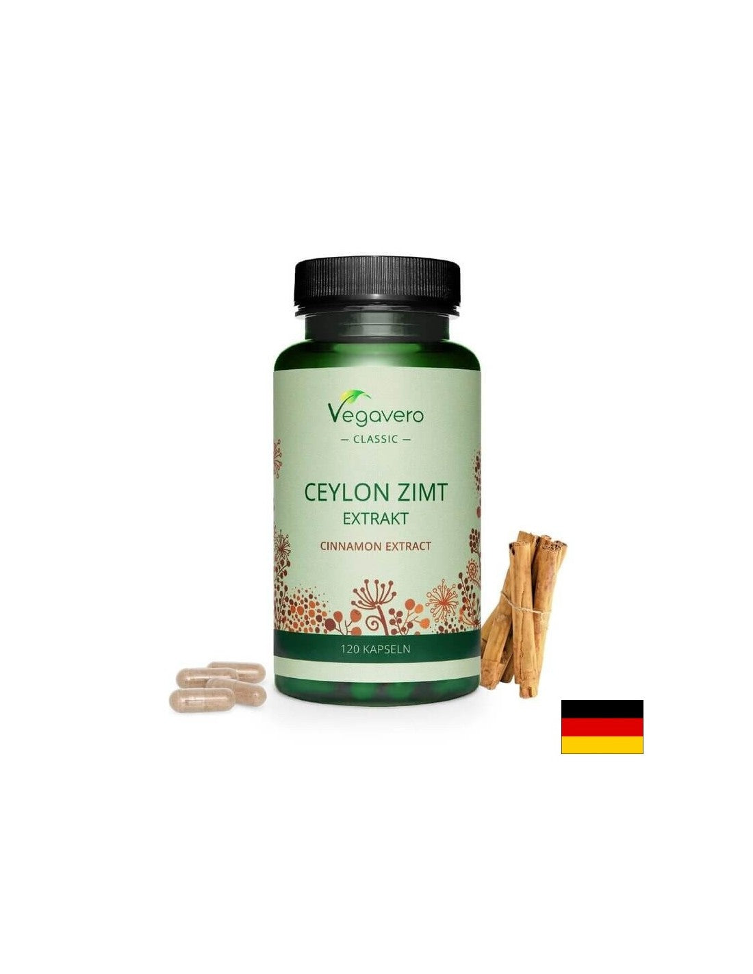 Ceylon Zimt Extrakt/ Ekstrakt cejlonskog cimeta, 120 kapsula, 100% veganski