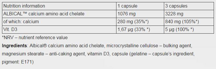 Chela - Calcium D3 - 30 kapsula