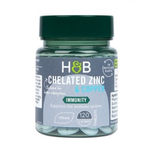 Kelatirani cink & Bakar 15 mg - 120 tableta