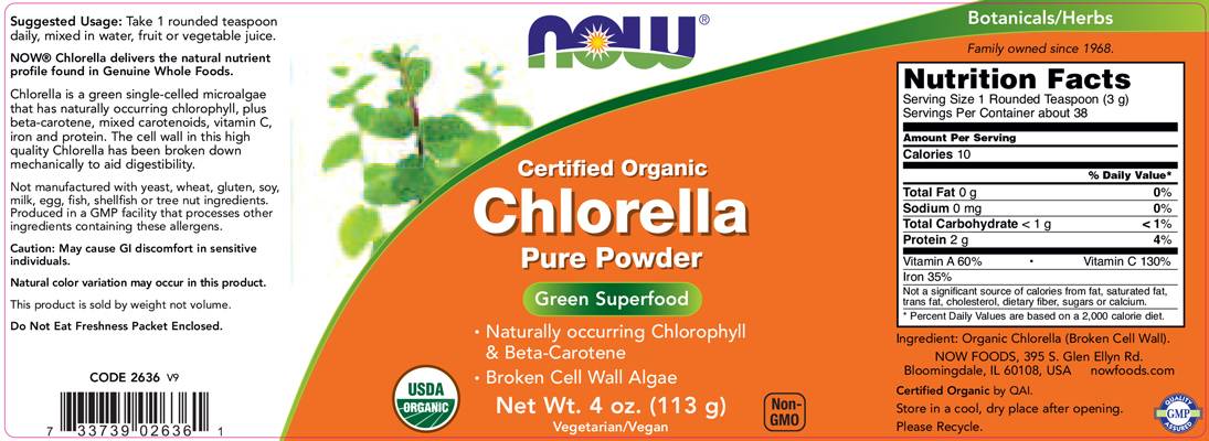 Chlorella u prahu - 113 grama