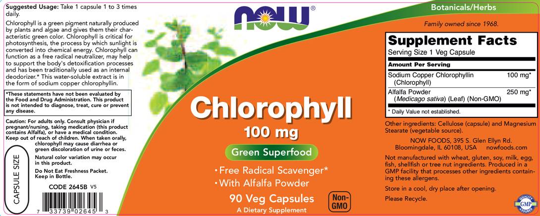 Klorofil 100 mg - 90 kapsula