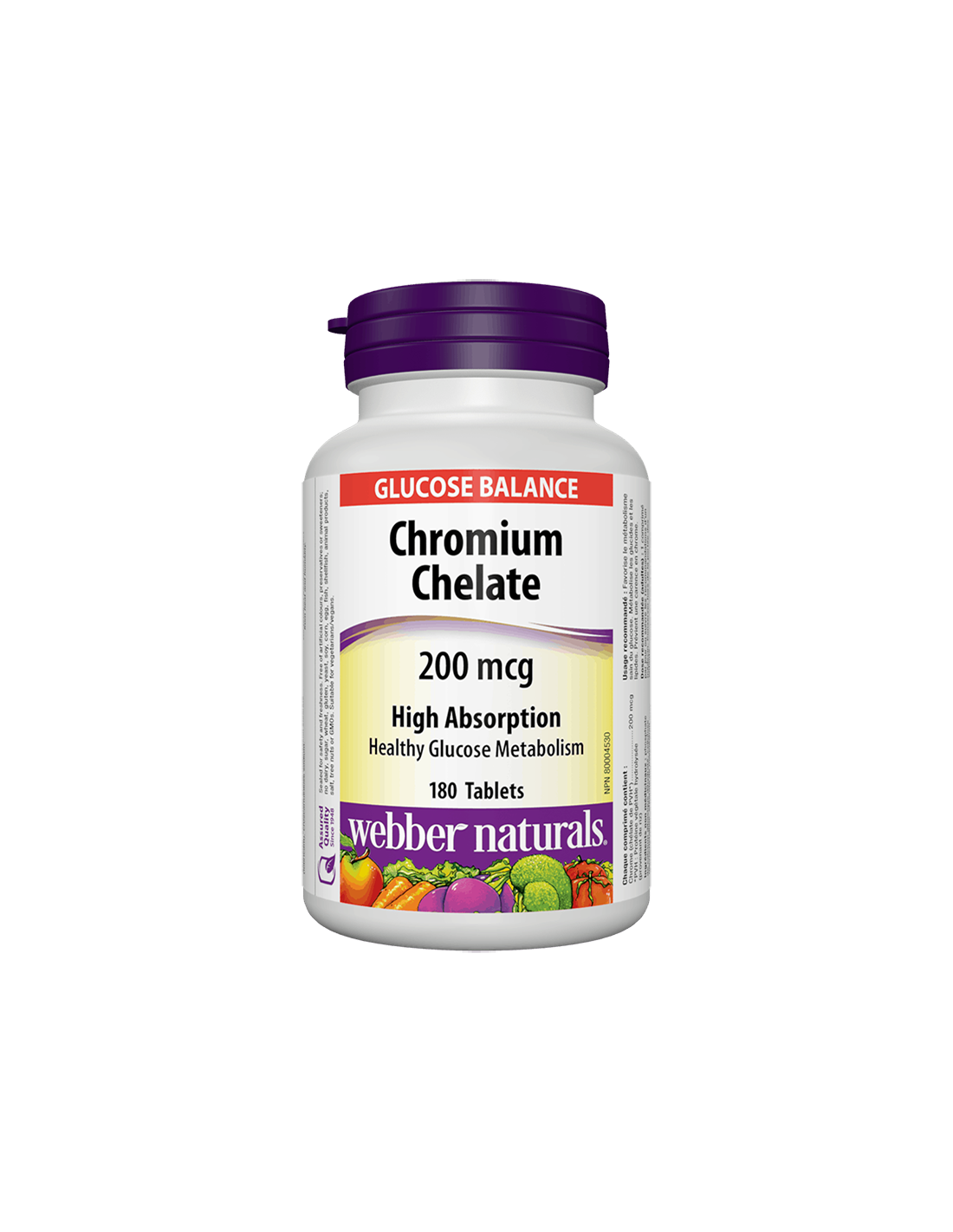 Chromium Chelate/ Krom (kelat) 200 mcg x 180 tableta