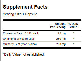 Cinnamon Gymnema Mulberry Complex 525 mg - 120 kapsula