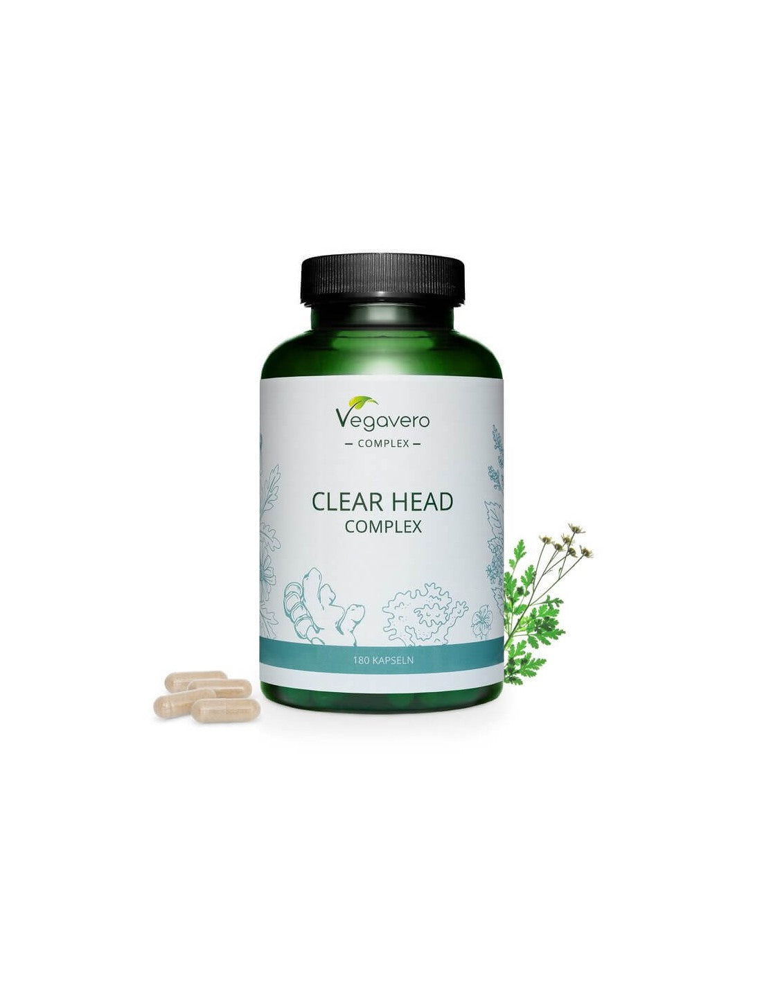 Clear Head Complex, 180 kapsula, 100% veganski <tc>Vegavero</tc>