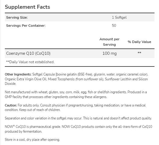 CoQ10 100 mg - 150 gel kapsula