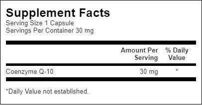 CoQ10 30 mg - 60 kapsula
