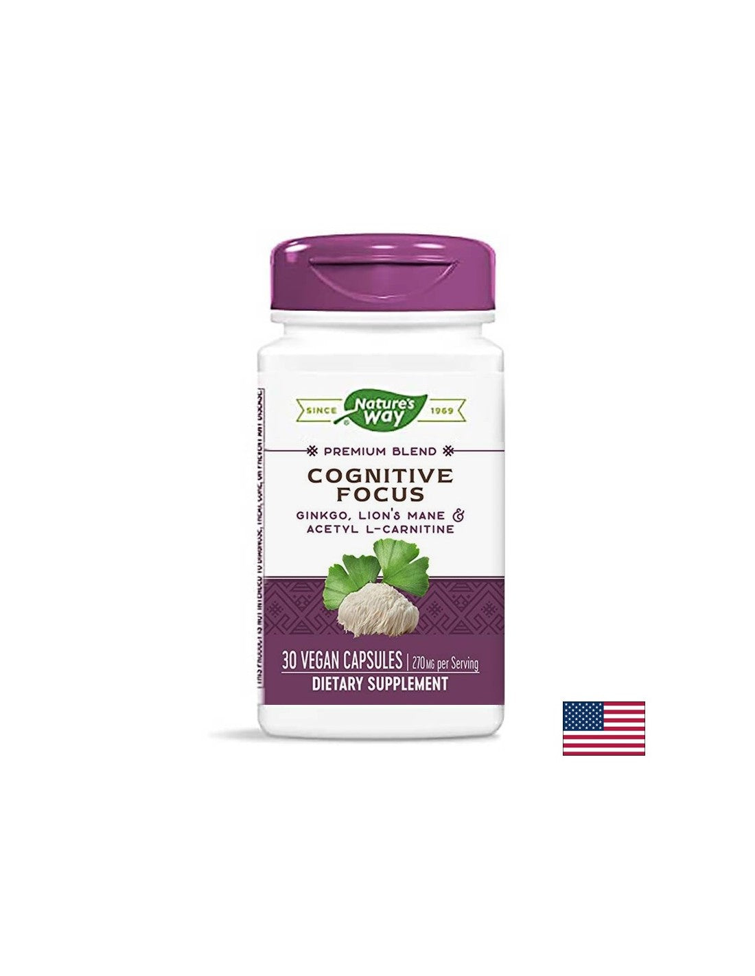 Cognitive Focus - Aktivnost pamćenja i razmišljanja, 30 kapsula Nature's Way