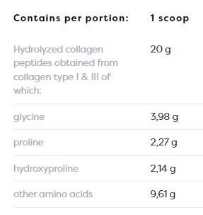 Kolagen hidrolizirani peptidi | Tip I & III - 300 grama