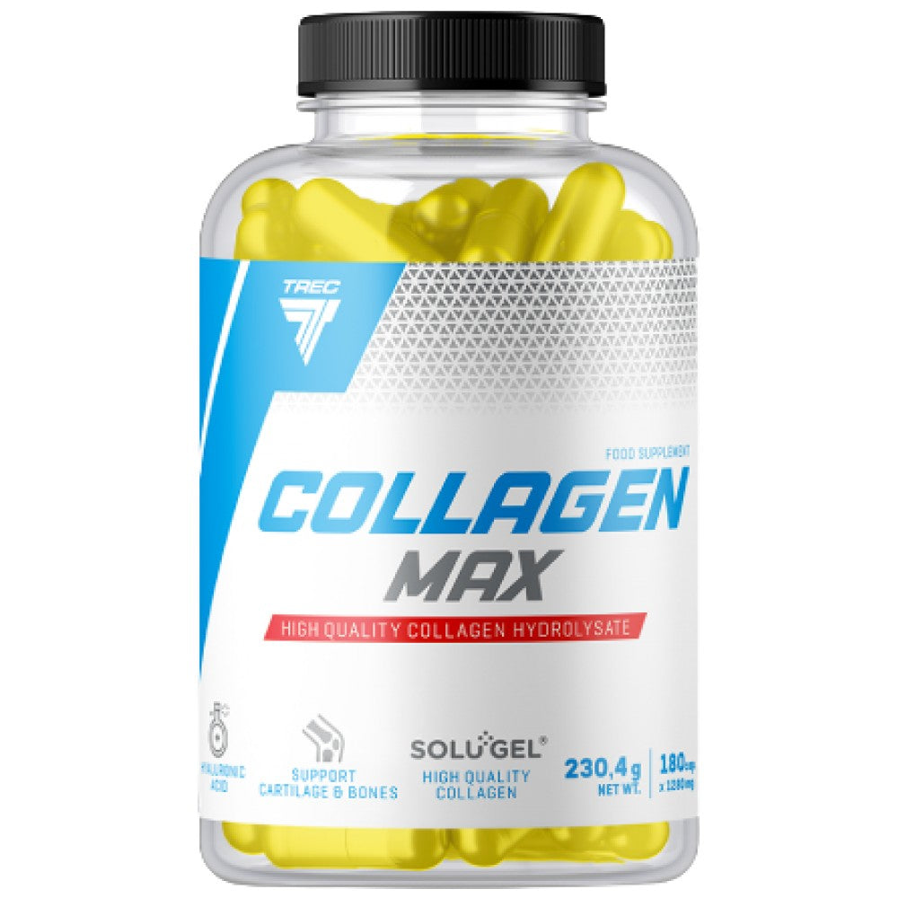 Kolagen Max | Solugel® s hijaluronskom kiselinom & Vitamin C - 180 kapsula
