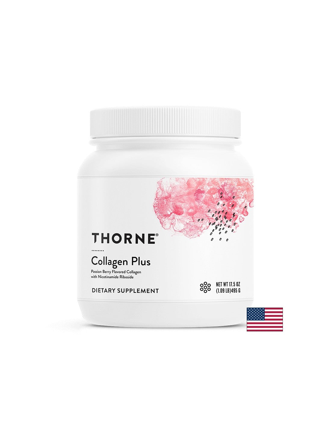 Kosa, koža, nokti - Collagen Plus, 495 g praha s aromom marakuje