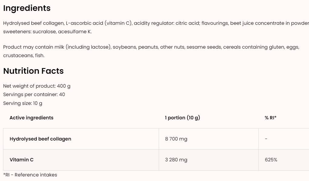 Kolagen + vitamin C u prahu | Miami Vibes Limited Edition 400 grama