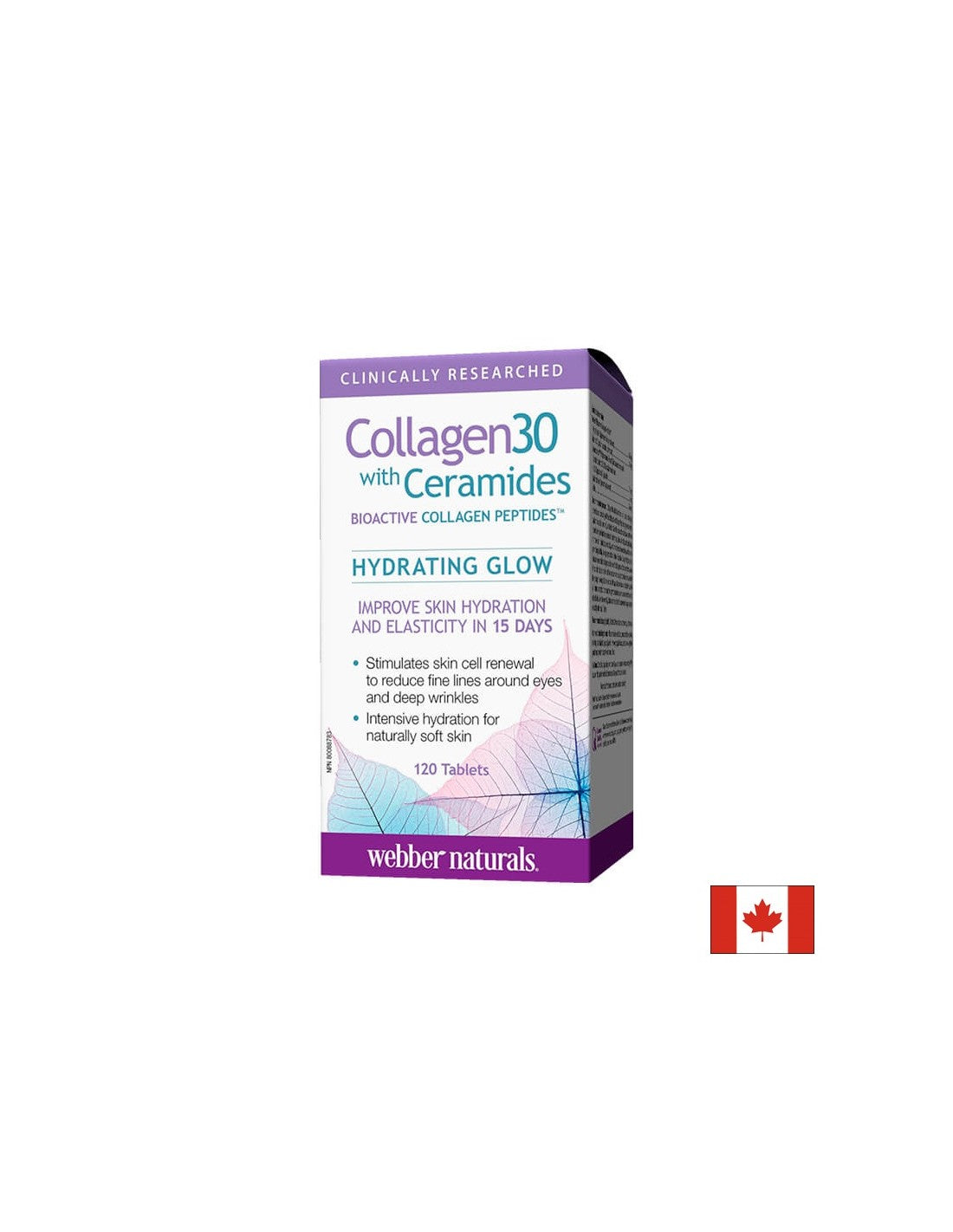 Collagen30® s ceramidima - Kolagen + ceramidi, 120 tableta <tc>Webber Naturals</tc>