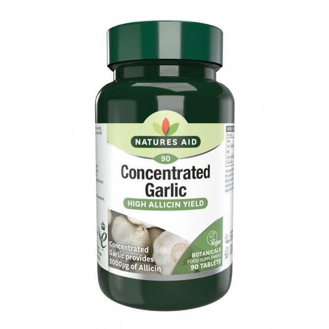Koncentrirani češnjak s alicinom (Concentrated Garlic) 2000mcg 90 tableta NaturesAid