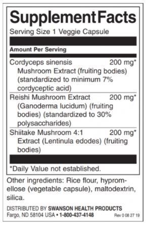 Cordyceps Complex s Reishi i Shiitake gljivama - 60 kapsula