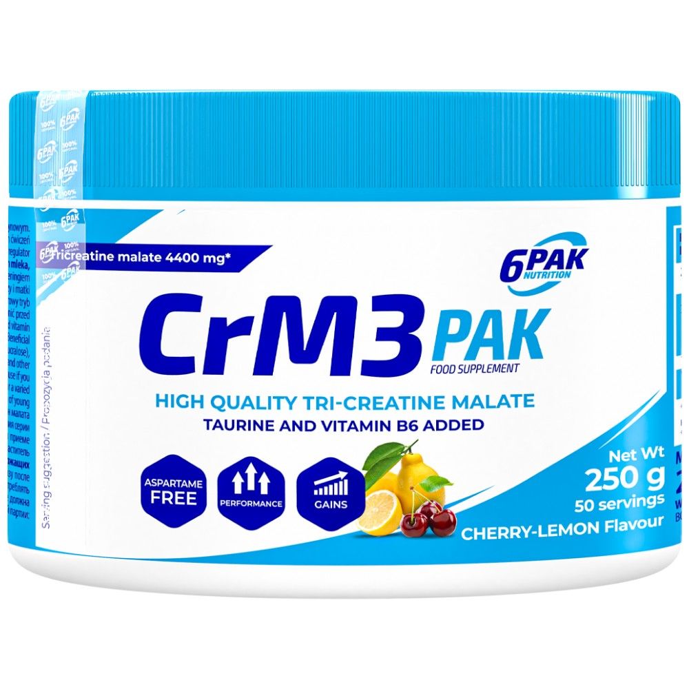 CrM3 PAK (Tri-Creatine Malate + Taurin) - 250 grama