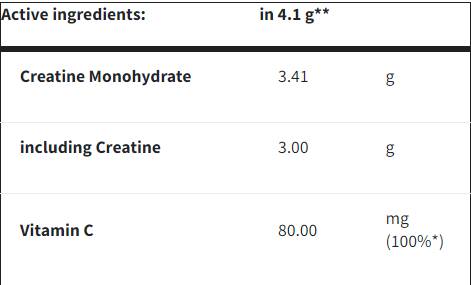 Kreatin Mono+ | s vitaminom C - 300 grama