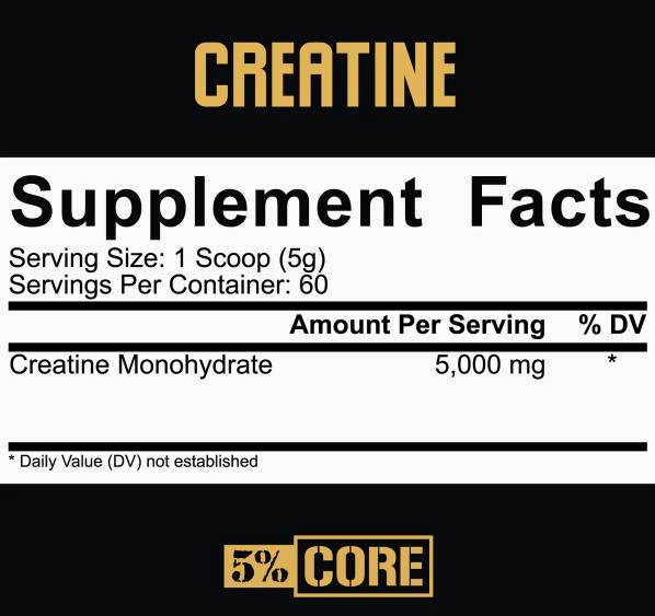 Kreatin monohidrat u prahu | Core Series - 300 grama