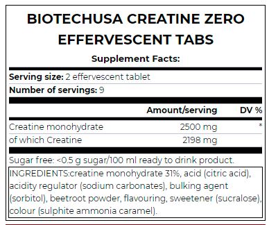 Creatine Zero šumeće tablete/18 tableta