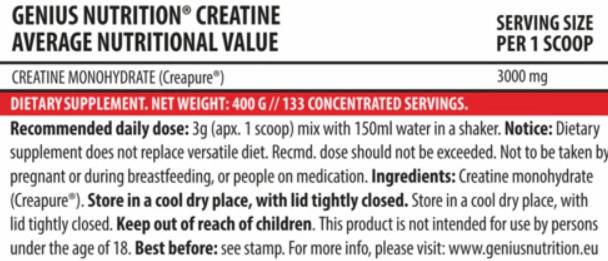 Kreatin s Creapure - 300 grama