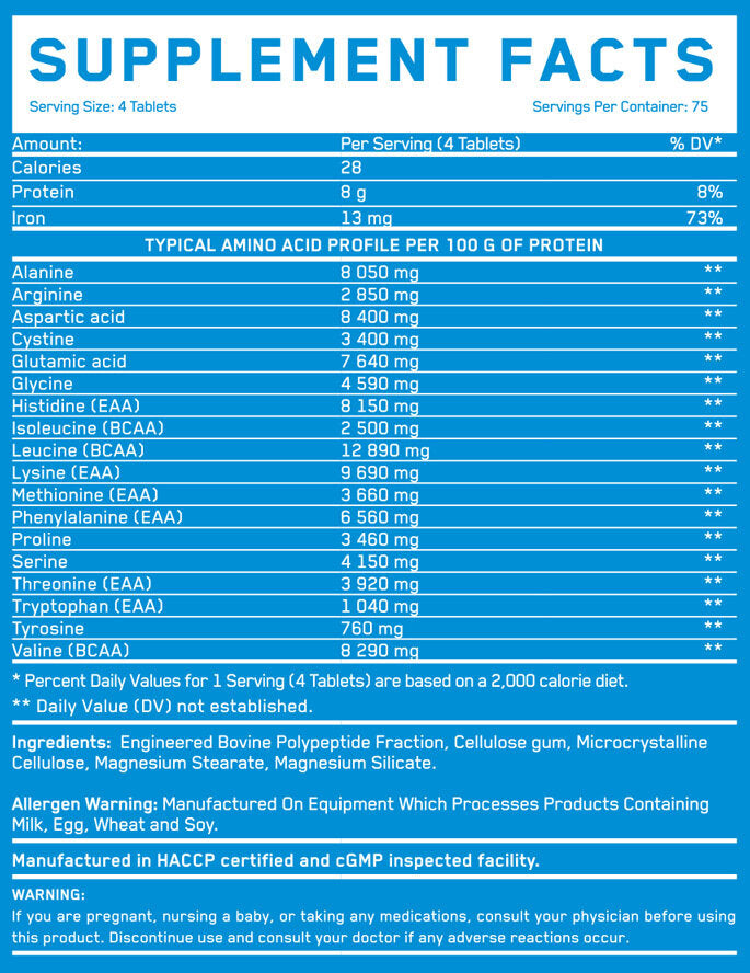 Cryo Beef Amino 8000 mg/300 tab.