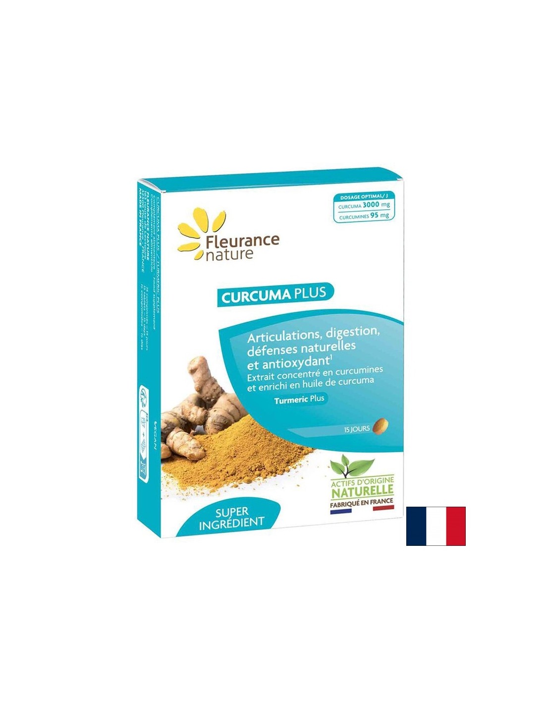 Protiv upala i bolova - Kurkuma - Curcuma Plus, 100 mg x 15 tableta