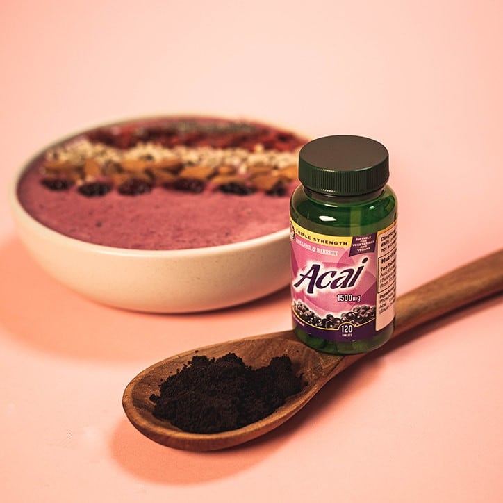 Acai bobice 1500 mg | sa zelenim čajem - 120 tableta