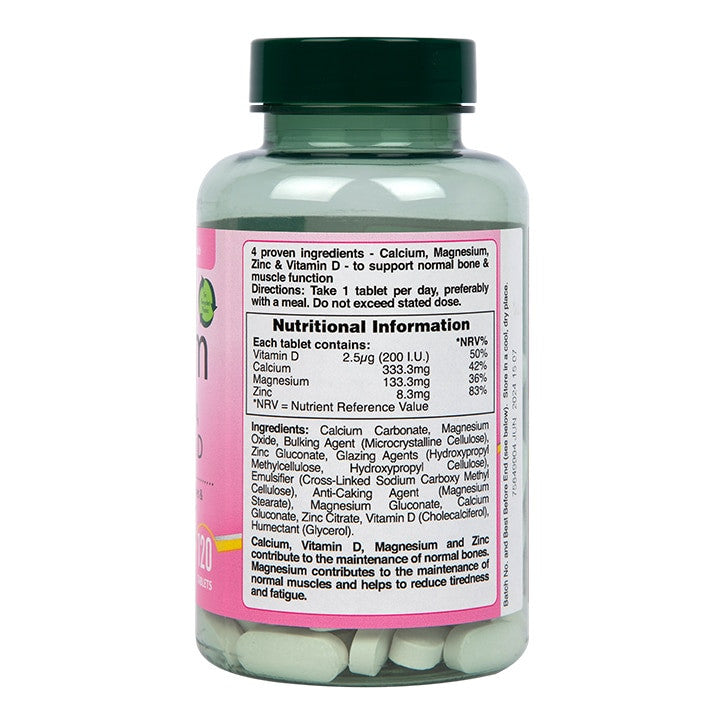 Kalcij, magnezij, cink & Vitamin D (kalcij, magnezij, cink) & Vitamin D) 120 tableta HOLLAND & BARRETT